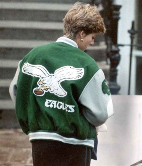 princess diana eagles jacket replica|princess diana philadelphia jacket.